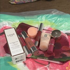 Clinique Lip Gloss Set with Pink and Nude Tones